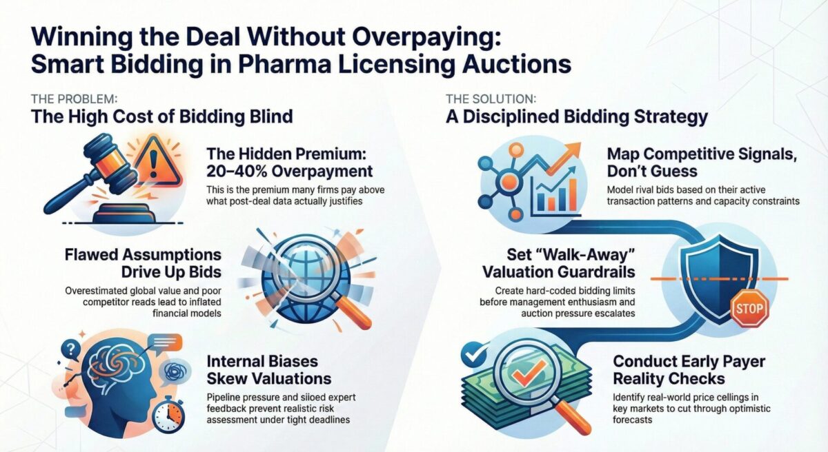 PharmaSignal Explainer: Why Mid-Size Pharma Overpays in Licensing Auctions