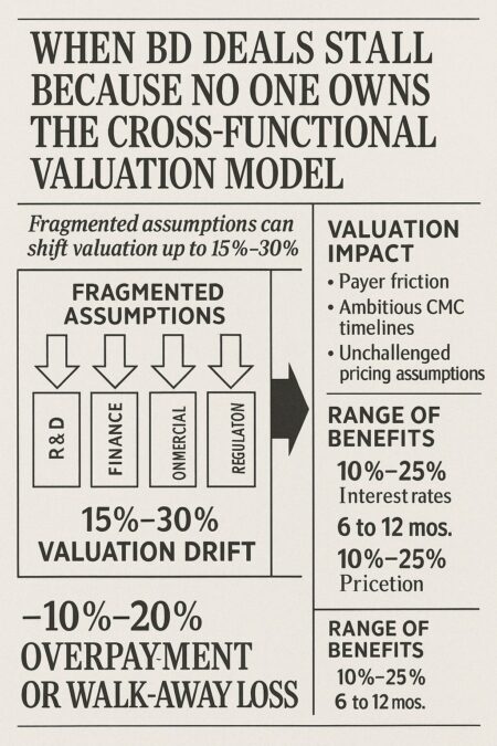 When BD Deals Stall Because No One Owns the Cross-Functional Valuation Model
